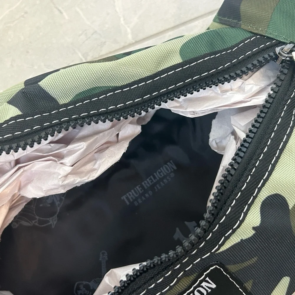 NWT True Religion Printed Belt Bag in Camo